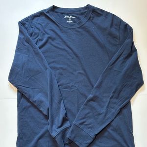 Navy Eddie Bauer Long Sleeve Tee